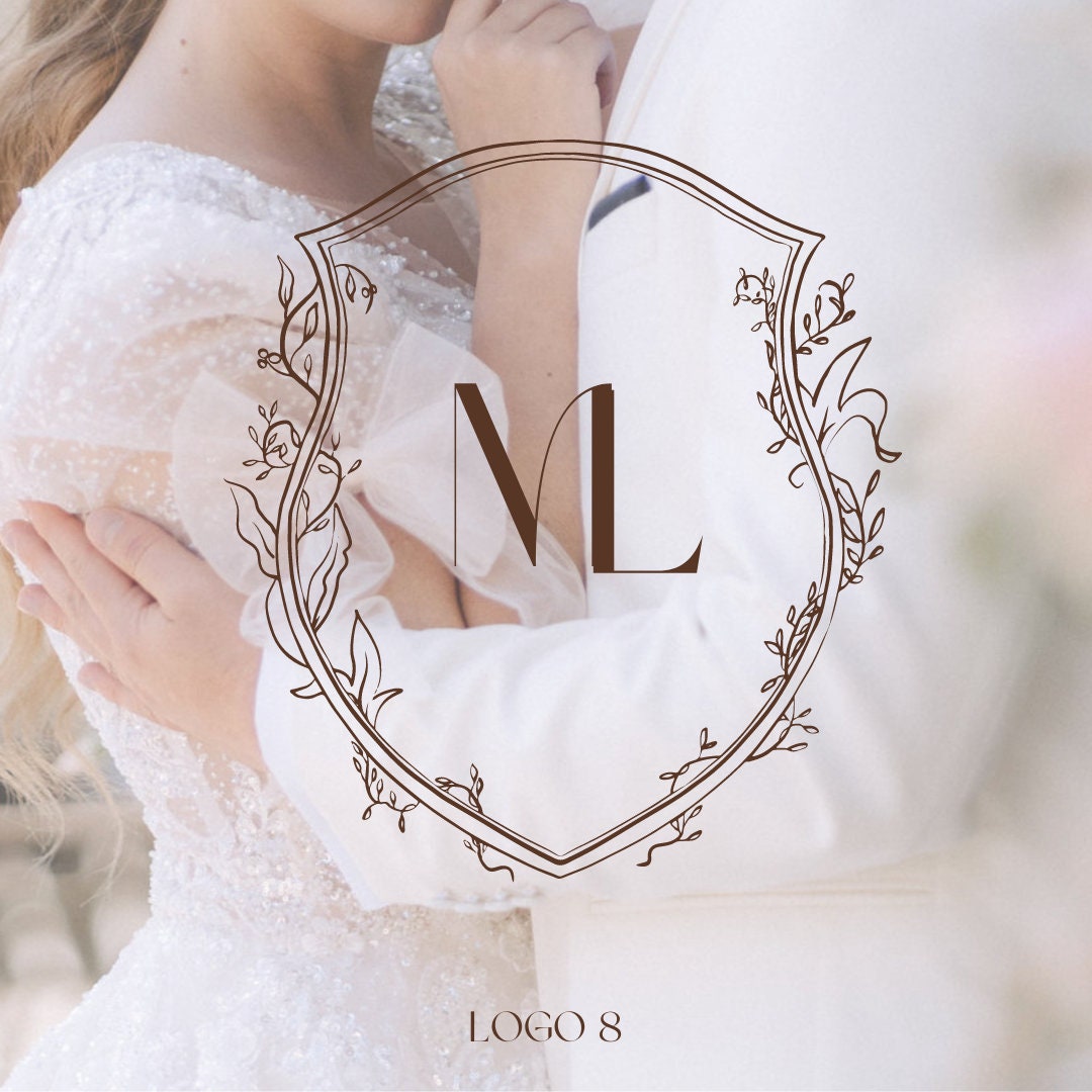 Wedding logo. wedding logo, monogram, wedding logo, wedding style, wedding invitation, wedding card, wedding initials, Lilea logo 8