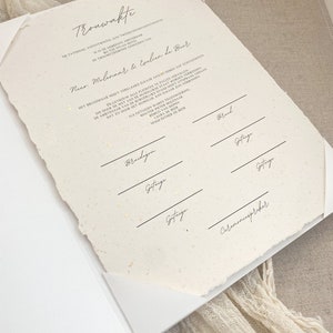 Certificato di matrimonio Bianco, inglese, matrimonio, cerimonia, certificato, carta fatta a mano
