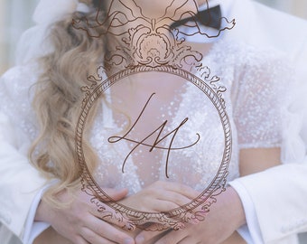 Wedding logo. wedding logo, monogram, wedding logo, wedding style, wedding invitation, wedding card, wedding initials, Lilea logo 7