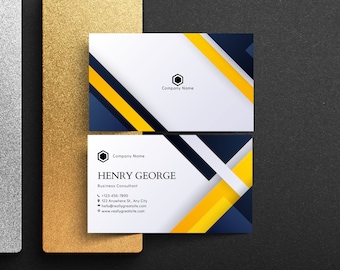 Modern Design Branding  Business Card, Minimalist Business Card, Chic Business Card, Elegant Business Card, Editable Business Card, Business
