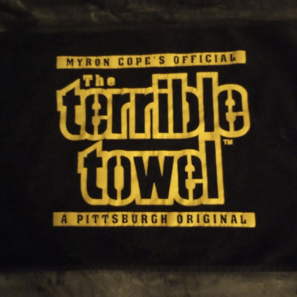 Black & Gold Pittsburgh Steelers Terrible Towel