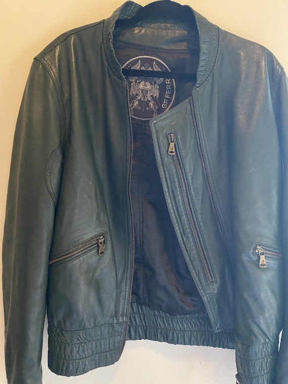 GF FERRE Vintage Women’s Italian Leather Jacket