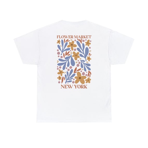 [ STIGMA ]★23 FLOWER OVERSIZED T-SHIRTS 23 FLOWER OVERSIZED T-SHIRTS WHITE - STIGMA | 60% - Asian