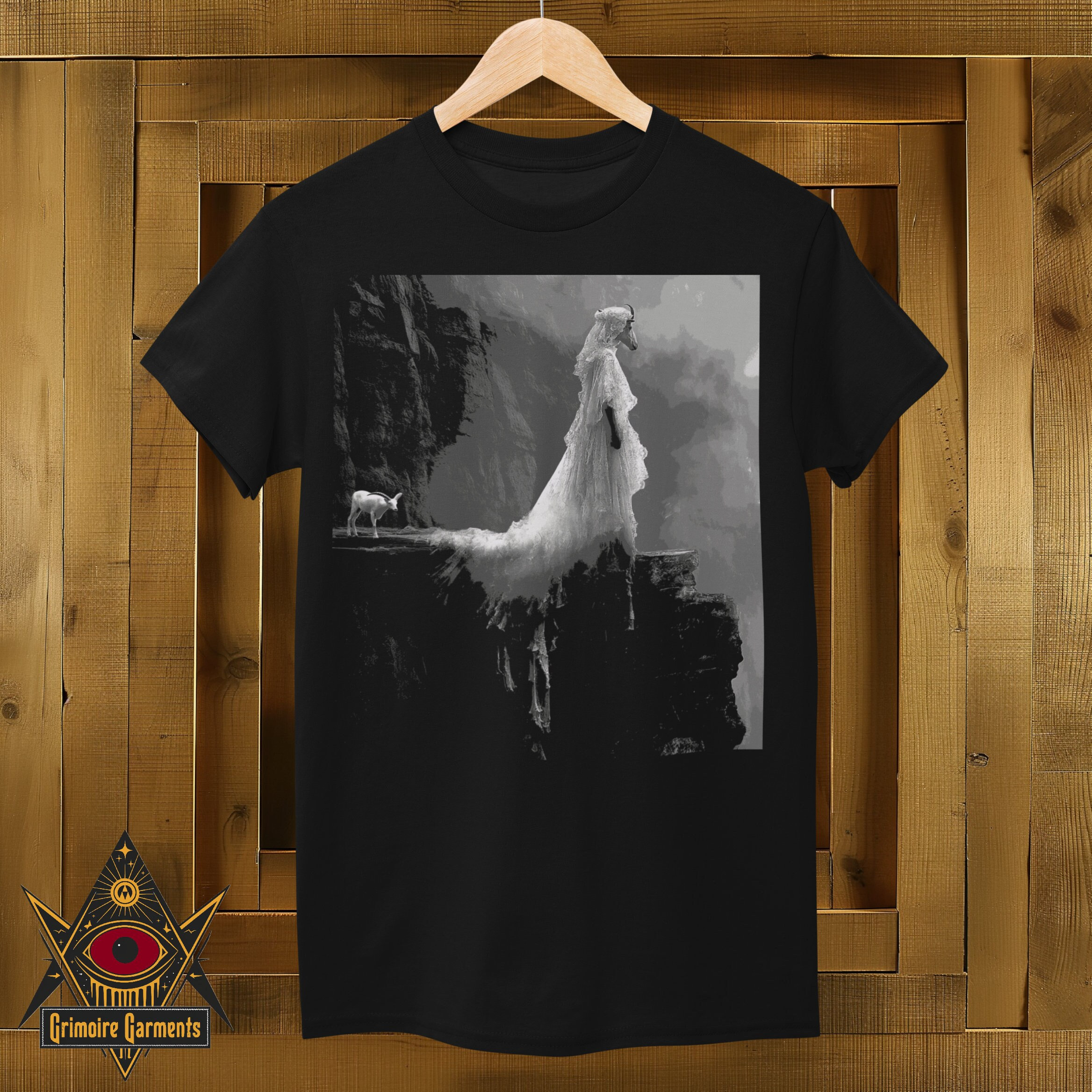 Bride of the Baphomet T-Shirt | Occult | Dark Aesthetic Fashion | Goth tee | witchy | Demon | alt clothing | Emo tshirt | spooky cute creepy