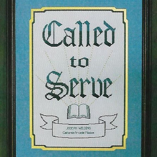Called to Serve Counted Cross Stitch Pattern