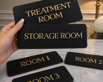 Custom 3D Acrylic Logo Sign for Business Wall, Salon Door Plaque, ,Spa Signage, Clinic Plaque, Reception Decor
