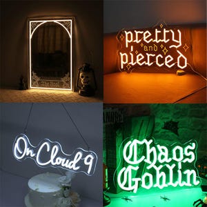 Placa de neon personalizada | Placa de neon | Placa de luz neon | Placa de neon personalizada | Placa de neon para quarto | Placa de neon personalizada | Placa de neon LED | Decoração para casa