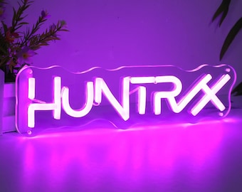 Kpop Demon Hunters Huntrix LED Neon Sign: Room Wall Decor, Gift For Kids