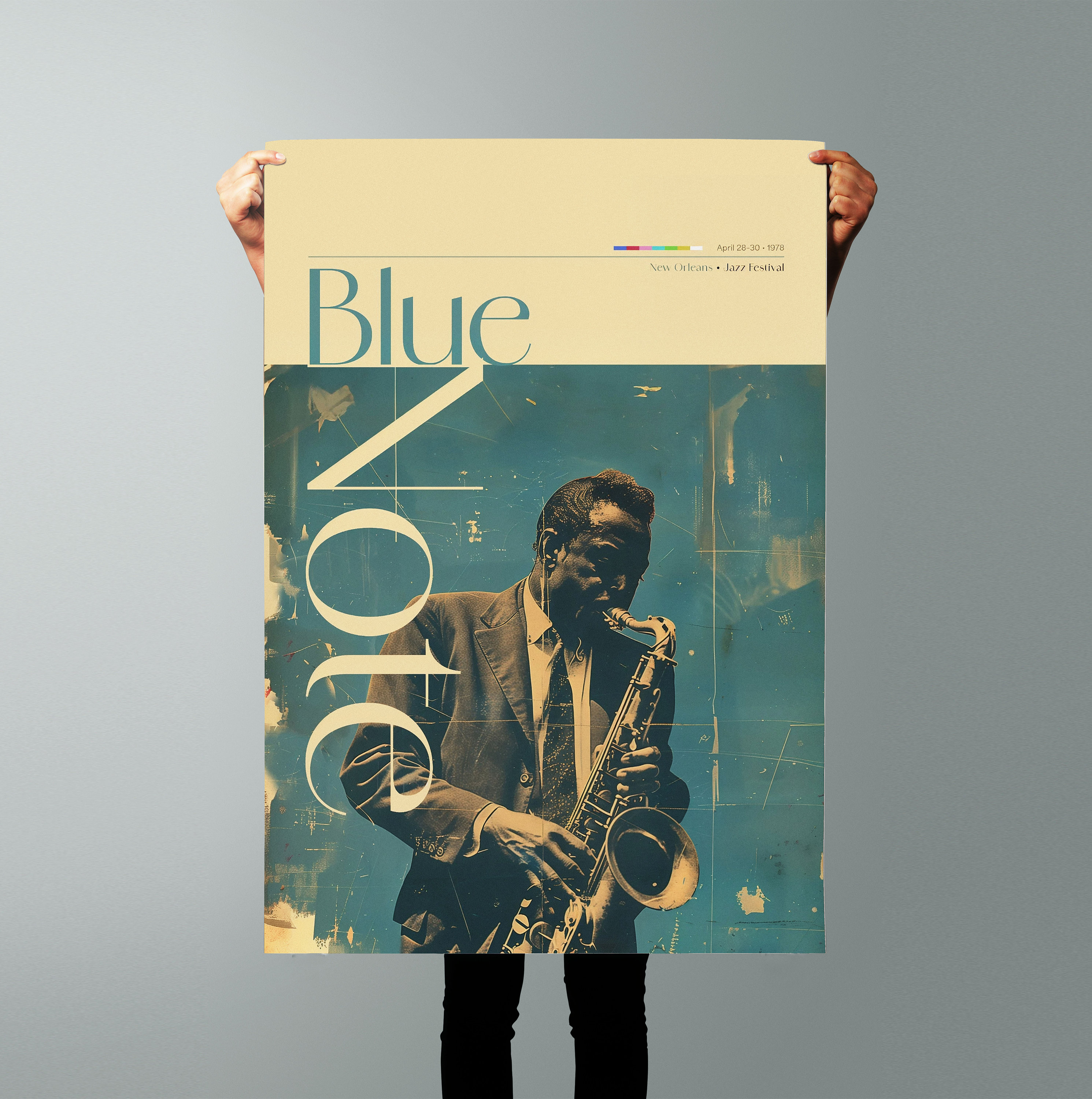 Blue Note Jazz Festival Art Print: Musician Wall Decor - Etsy
