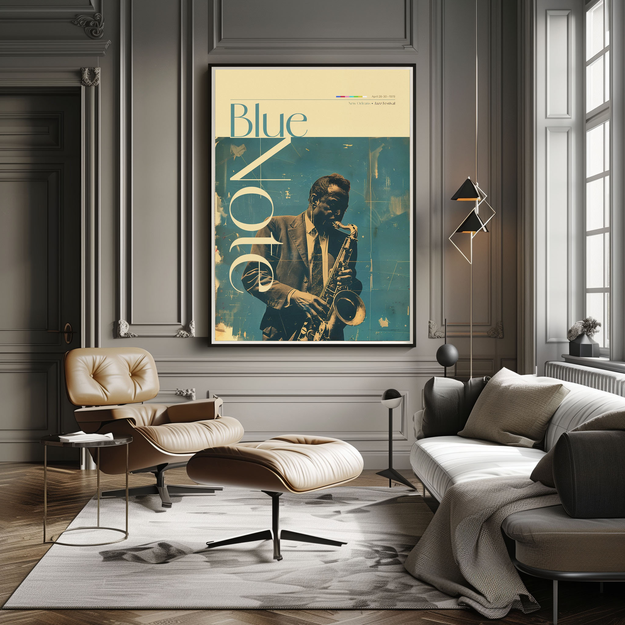 Blue Note Jazz Festival Art Print: Musician Wall Decor - Etsy