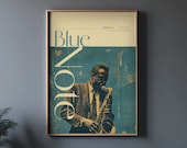 Blue Note Jazz Festival Art Print: Musician Wall Decor - Etsy