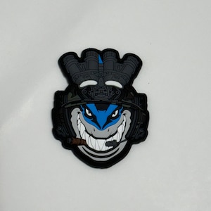 Quad Shark NVGs 3D PVC moreel patch klittenband