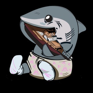 Baby Shark Vinyl Sticker