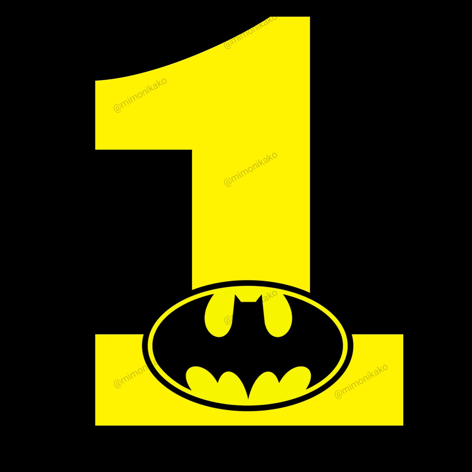 Printable Batman Numbers 1-9 | Downloadable PDF and PNG | Kids ...