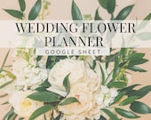 DIY Wedding Floral Planner: Google Sheet Template
