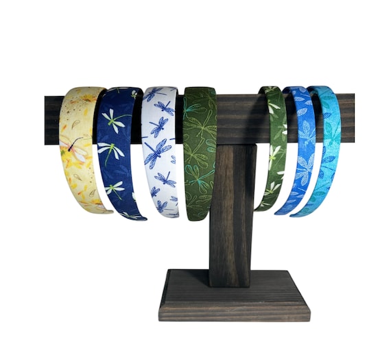 Dragonfly Headbands for Women, Covered in Blues, Yellow, and  display picture 3