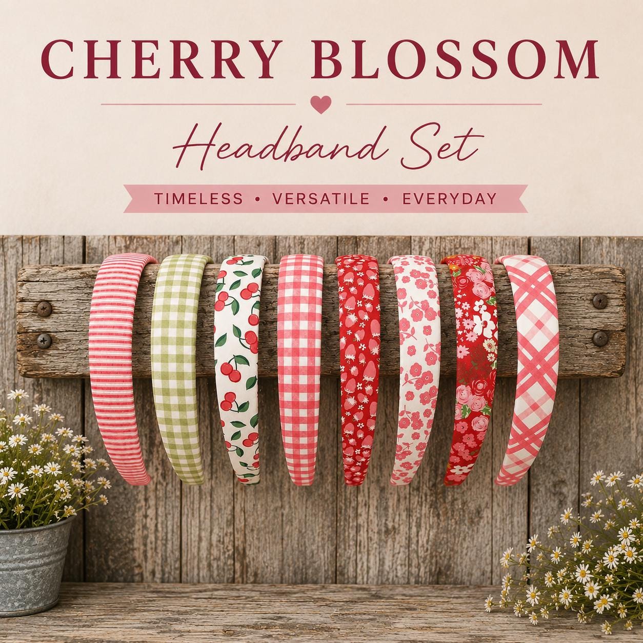 Cherry Headband - Etsy display picture 1