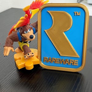 Rareware Logo 3D Print – Game-Accurate Replica