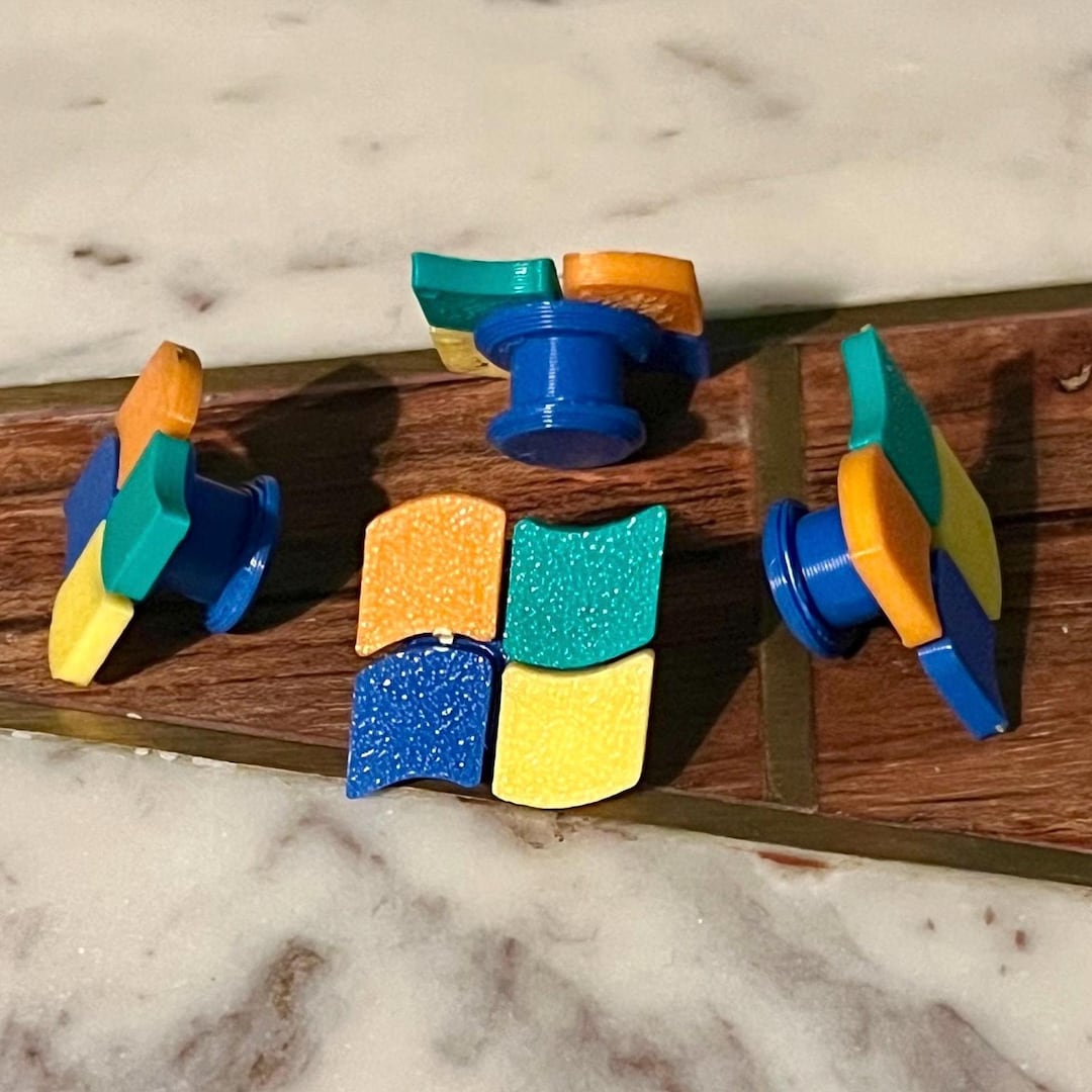 Windows Crocks Crocs Charm Windows XP Themed 3D Print 4 Pack - Etsy