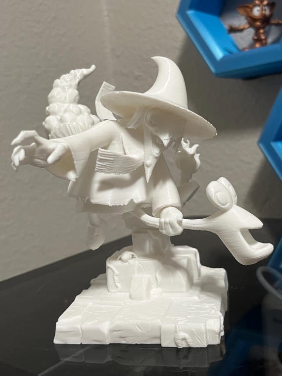 F4F Inspired 3d-printed Grunty Statue Banjo-kazooie - Etsy
