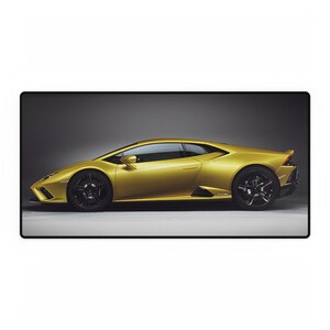 Tappetino da scrivania, tappetino per mouse da gioco Lamborghini Huracan EVO, regalo per amanti delle auto, corse