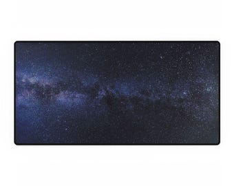 Tapete de escritorio con estampado de galaxia: Decoración de oficina con cielo estrellado cósmico