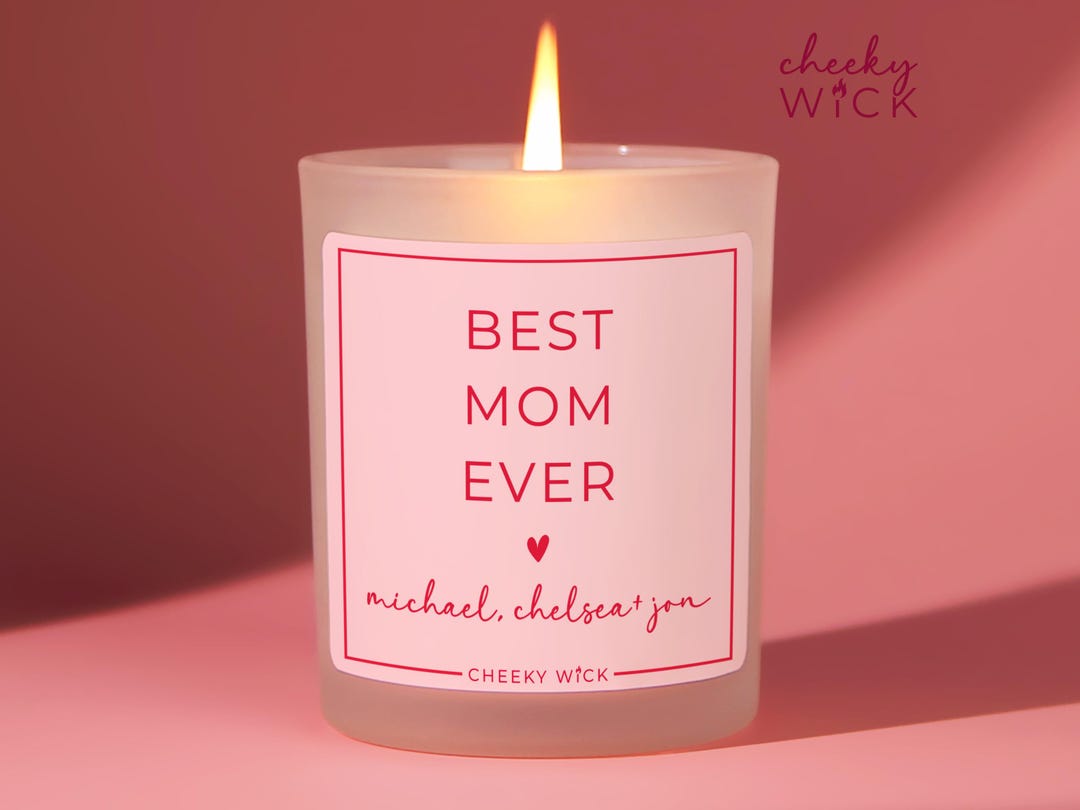 Best Mom Ever Candle, Best Mom Ever Soy Candle Gift, Gift From Daughter ...