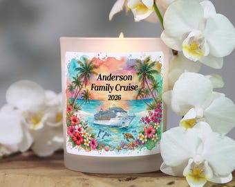 Cruise Candle Keepsake, Travel Candle, Cruise Gift Ideas, Cruise Planner Gifts, Cruise Lover Gift, Surprise Cruise, Cruise Birthday Gift