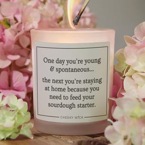 Sourdough Gifts for Baker,Baking Candle, Funny Baker Gifts, Sourdough Starter, In My Sourdough Era, Bread Maker Gift, Women Baking Gifts