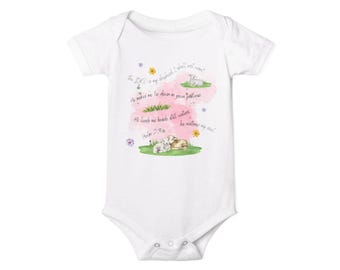 Psalm 23 Infant Bodysuit - Short Sleeve (Bella+Canvas)