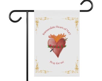 Immaculate Heart of Mary Garden & House Flag