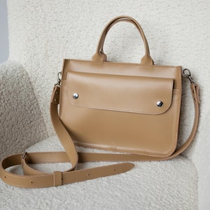 Sac besace en cuir, sac pour femme de tous les jours, sac de bureau classique, sac à main en cuir, sac personnalisé, cadeau avocat, sac de travail