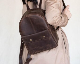 Fiorelli Brown‎ Faux Leather Mini Backpack Est 1988 Adjustable Made in London Fiorelli Backpacks for Women for sale - eBay main image 4
