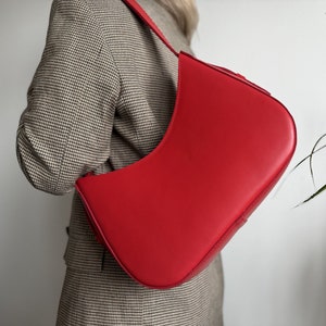 Sac à bandoulière en cuir pour femme, sac minimaliste en cuir véritable, sac de soirée, sac à main en cuir, sac élégant, cadeaux pour elle, cadeau d'anniversaire