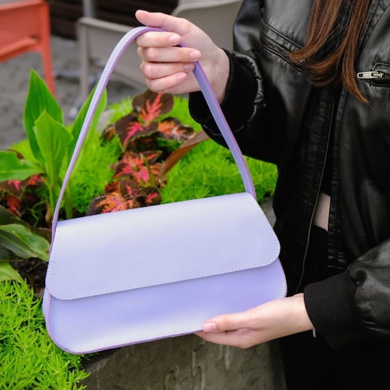Everyday leather bag, womens shoulder bag, small purse, elegant leather handbag, gift for her, summer bag