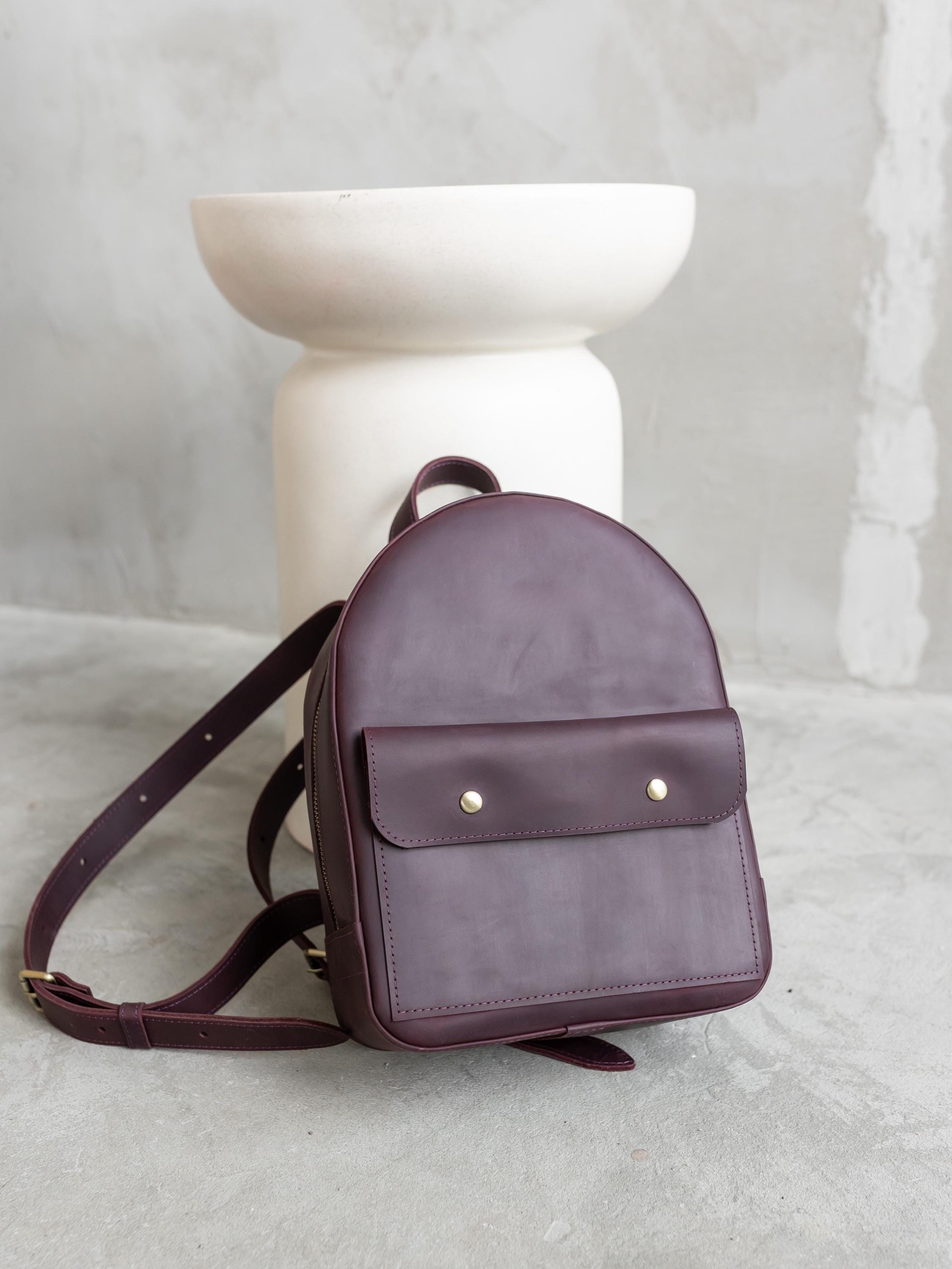 burgundy mini backpack Half Pint Hufflepuff or Ravenclaw Burgundy Mini Backpack