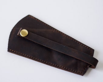 Personalized leather key holder, leather keychain, key fob, best friend gift, leather key ring, key case, fathers day gift