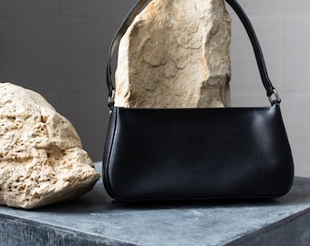 Classic leather bag, evening purse, perfect gift for her, daily bag, minimalist bag, small bag, luxury bag