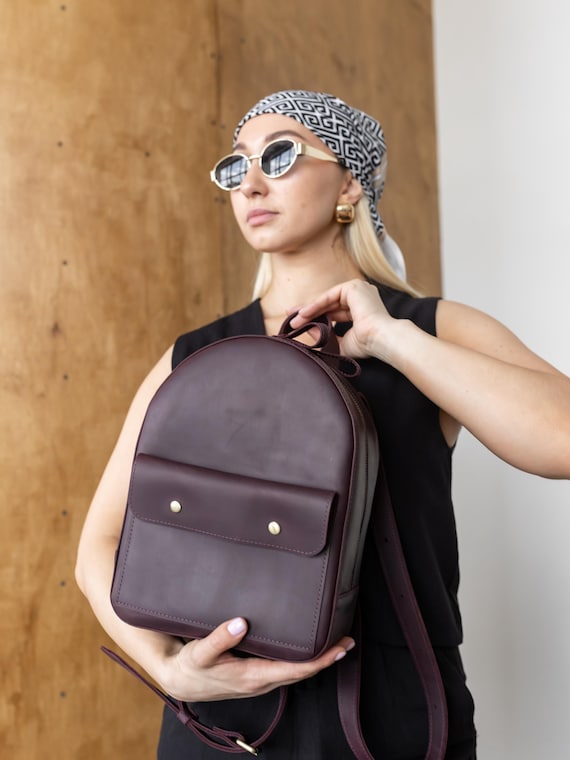birthday gifts for her mini backpack Minimalist Women Backpack, Mini Rucksack for Her, Small City Backpack,  Personalized Daypack, Girlfriend Gift, Backpack Purse, Birthday Gift