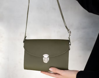 Leather crossbody bag, cute shoulder bag, women mini bag, leather purse, minimalist bag, evening bag, gift for her