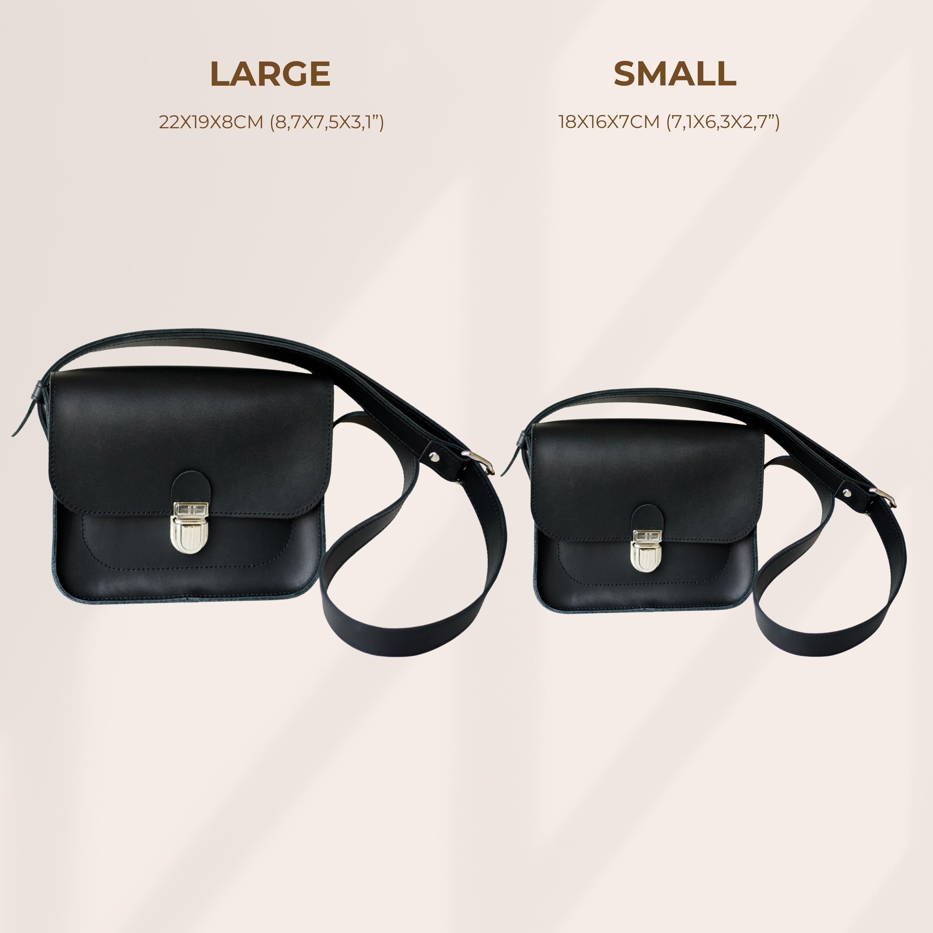 Black Women\'s Casual Crossbody Bag - Minimalist Style Soft Calfskin Minimalist Casual Bags Crossbody – Donnain Fashion main image 3