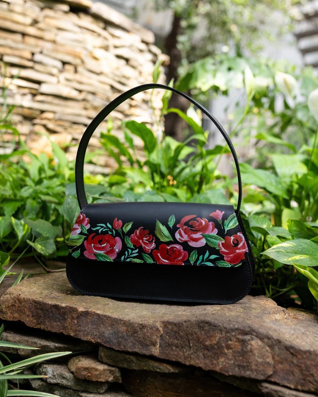 Faux Leather Handbag Paint Your Purse Sling Bag Premium PU Leather