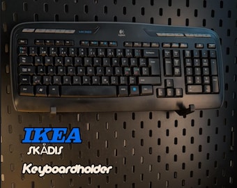 Ikea Skadis tangentbordsfäste: Anpassningsbar pegboard-skrivbordsorganisatör