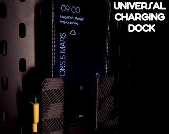 Ikea Skadis Pegboard Handy-Ladestation: Umweltfreundliches PLA, anpassbare Farben