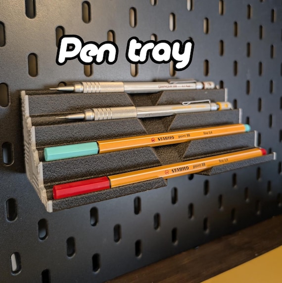 Ikea Skadis Pegboard Stifteablage: Anpassbarer Schreibtisch Organizer -  Etsy.de