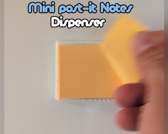 Wall Mounted Mini Note Dispenser: Bio-Plastic Desk Organizer