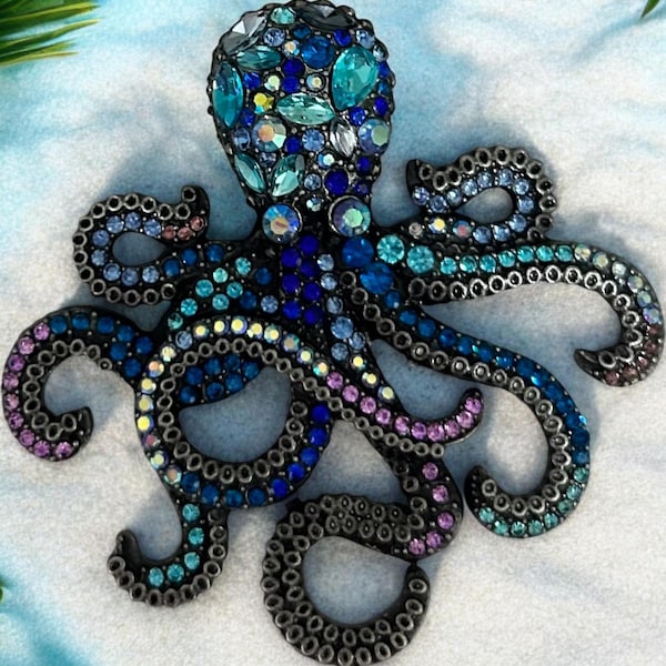 Broche en strass animal, bijoux animaux