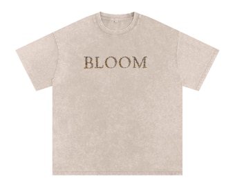 Floral Bloom übergroße TShirt, Blumen Shirt, Sommer Shirt, Unisex T-Shirt, Vintage TShirt, Boho Shirt, Geschenk für Frauen, Geschenke, Blumen-Liebhaber-T-Shirt