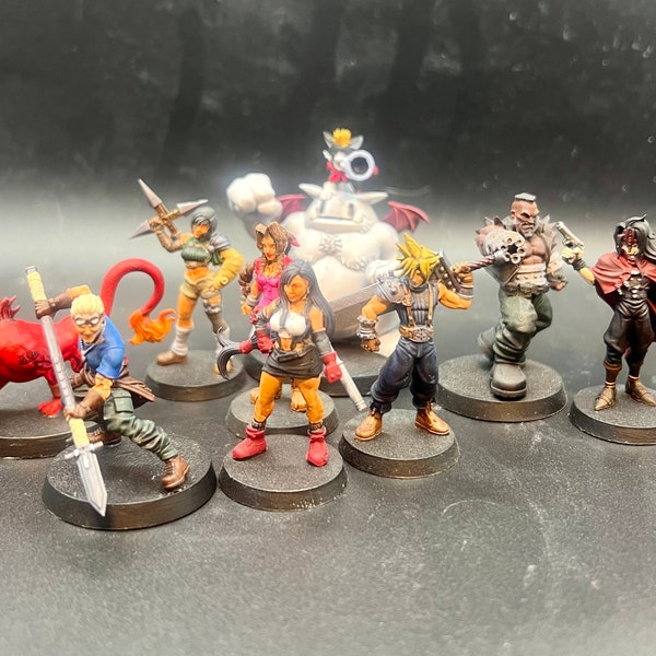 FF7 miniatures