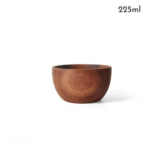 Bowls and cooking utensils made of acacia wood, perfect for the kitchen and tables, artisan quality 225 mL